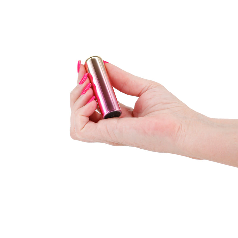 Chroma Sunrise Small 6.8 cm Bullet Metallic Pink Gold > Vibrators > Mini Vibrators - Tophatter Daily Deals