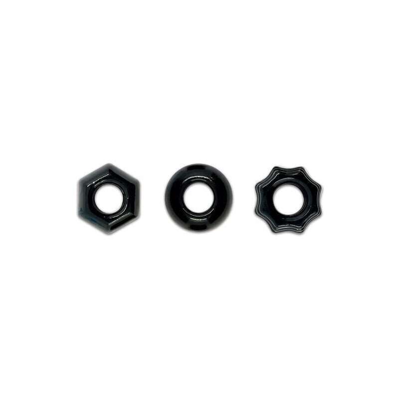 Renegade Chubbies Black C-Rings - Tophatter Daily Deals