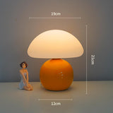 Chubby Mushroom Table Lamp Orange Table Lamp - Tophatter Daily Deals