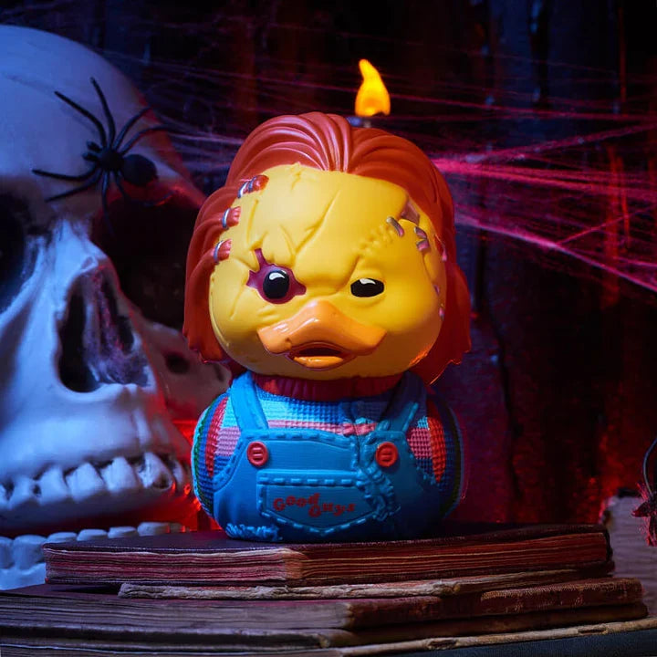 Chucky Scarred: Chucky TUBBZ (Boxed Edition) TUBBZ Collectible Duck - Tophatter Daily Deals