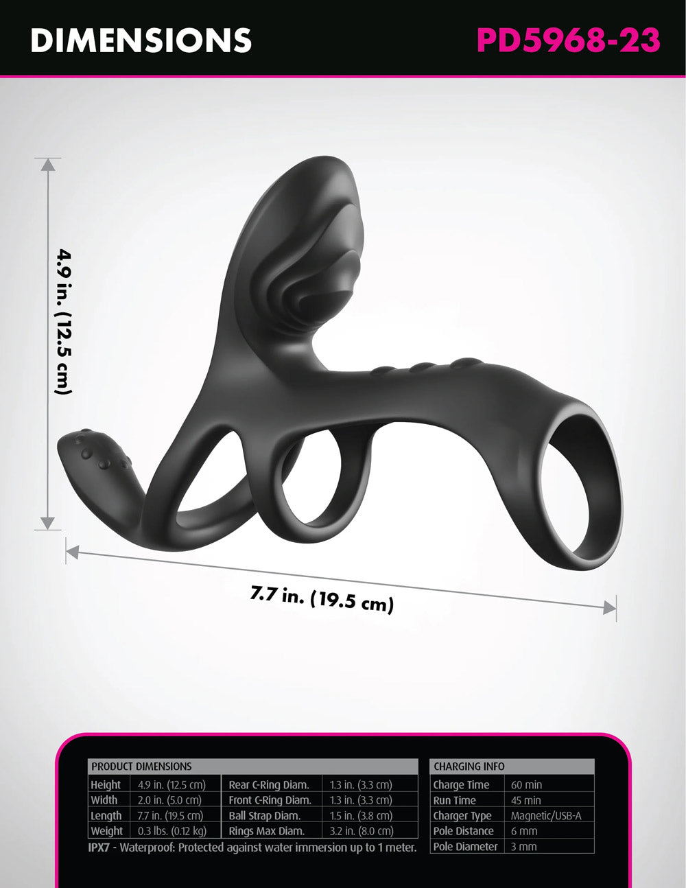 Fantasy C-Ringz Ultimate Couples Cage – USB Rechargeable Triple Motor Vibrating Cock Ring Cage > Cock Ring > Vibrating - Tophatter Daily Deals