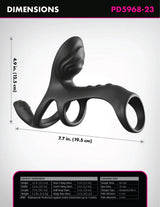 Fantasy C-Ringz Ultimate Couples Cage – USB Rechargeable Triple Motor Vibrating Cock Ring Cage > Cock Ring > Vibrating - Tophatter Daily Deals