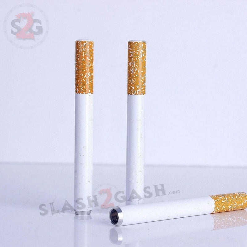 Metal Cigarette One Hitter 2" - 3" Smoking Pipe 3" Smoking Accessories - Tophatter Daily Deals