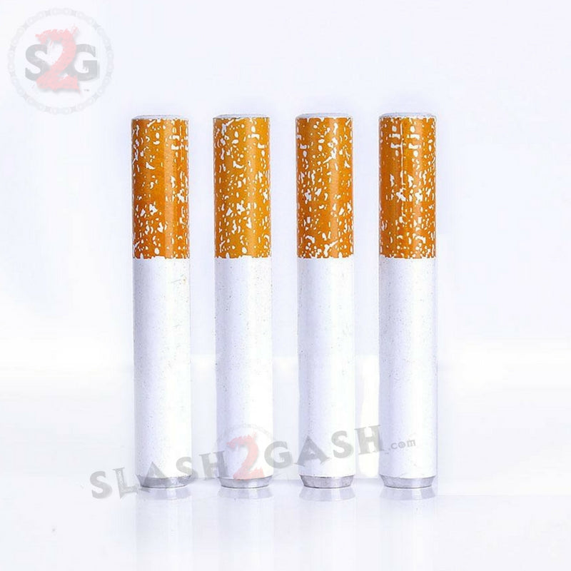 Metal Cigarette One Hitter 2" - 3" Smoking Pipe 2" Smoking Accessories - Tophatter Daily Deals