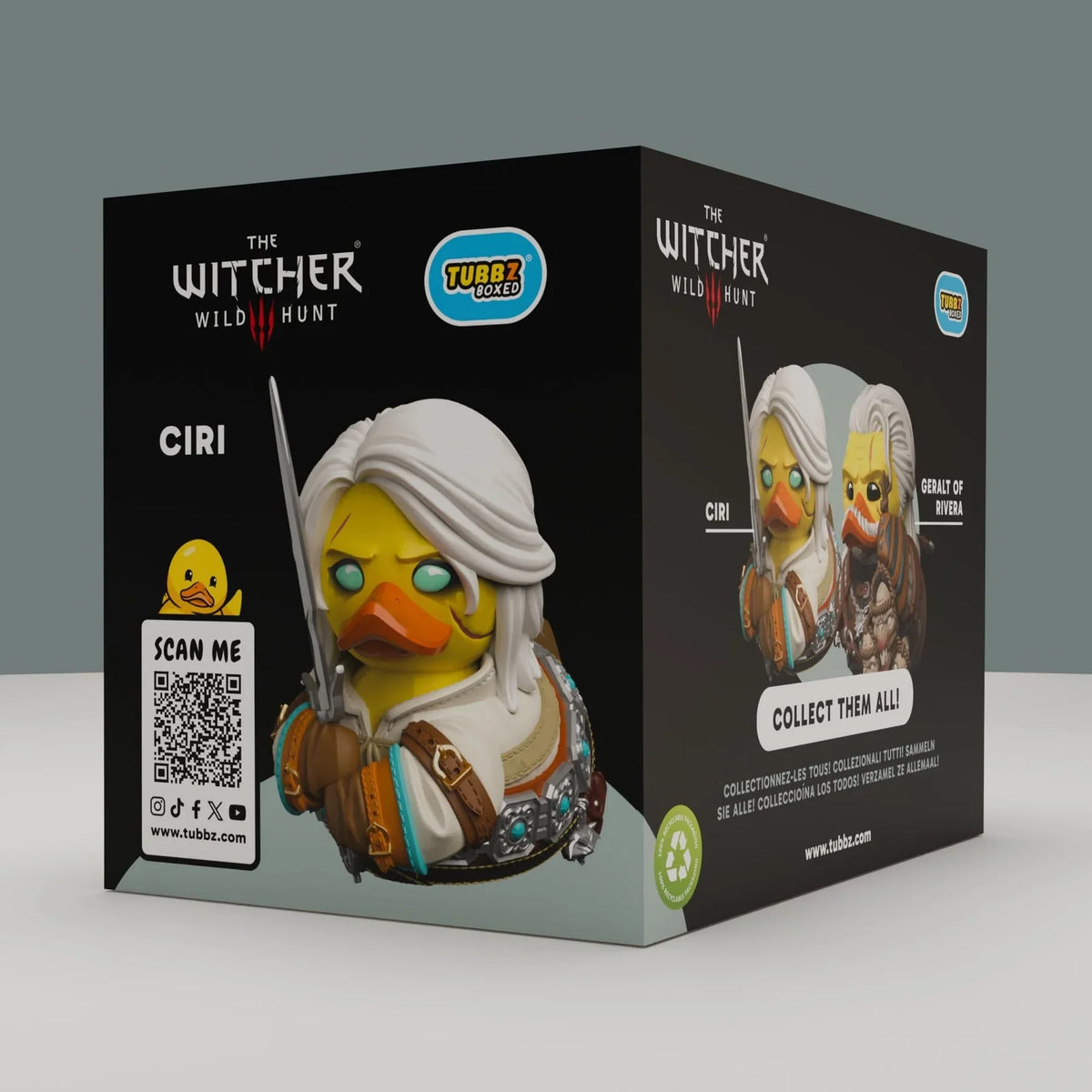 The Witcher: Ciri TUBBZ (Boxed Edition) TUBBZ Collectible Duck - Tophatter Daily Deals