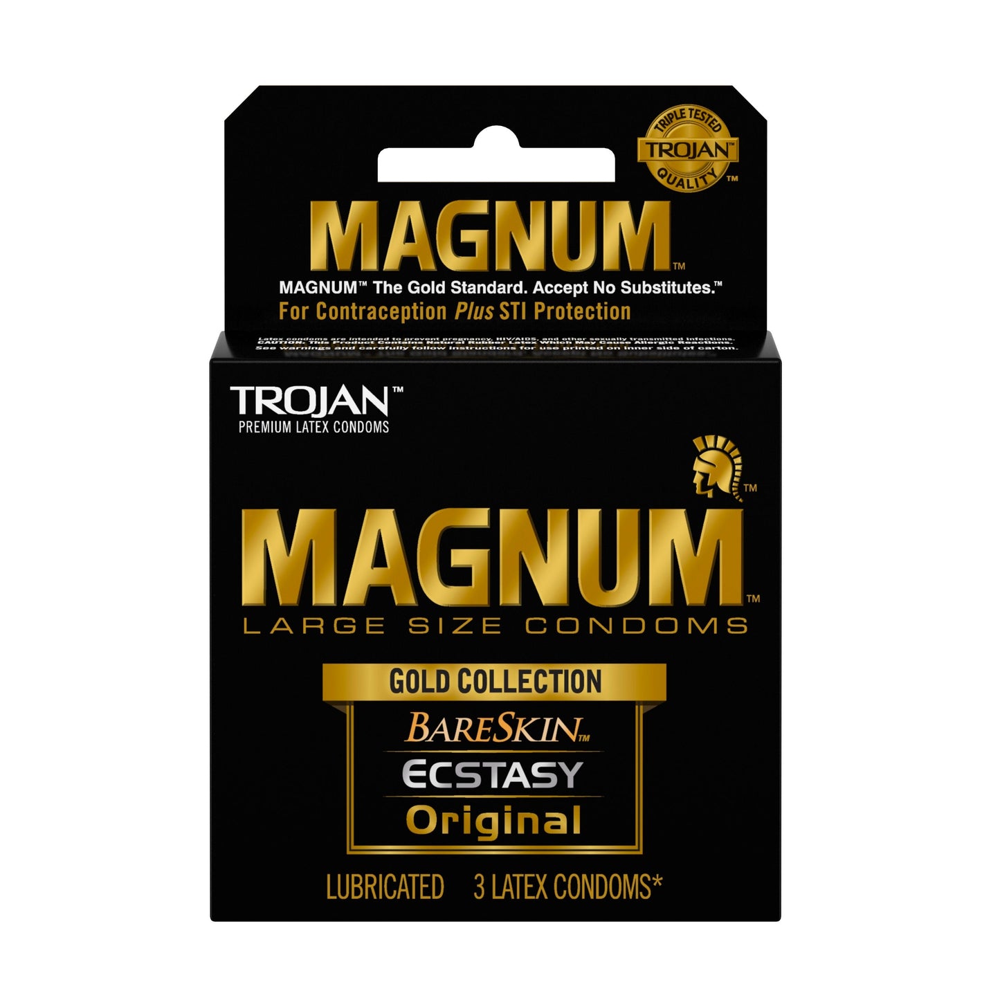Trojan Magnum Large Size Gold Collection Condoms - 3 Pack > Essentials > Condoms - Tophatter Daily Deals