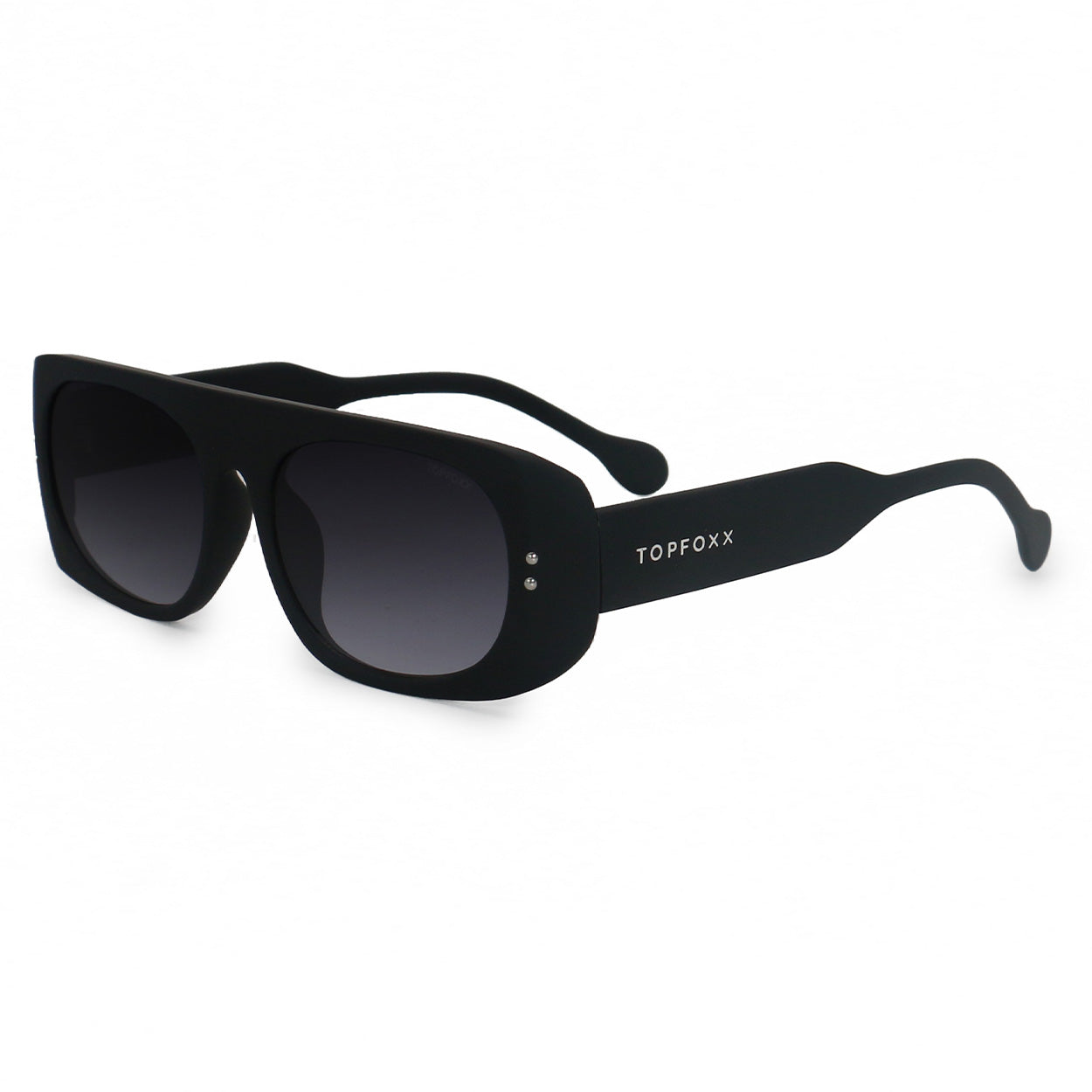 TopFoxx Claim It - Black Unisex Sunglasses Black OS Sunglasses - Tophatter Daily Deals