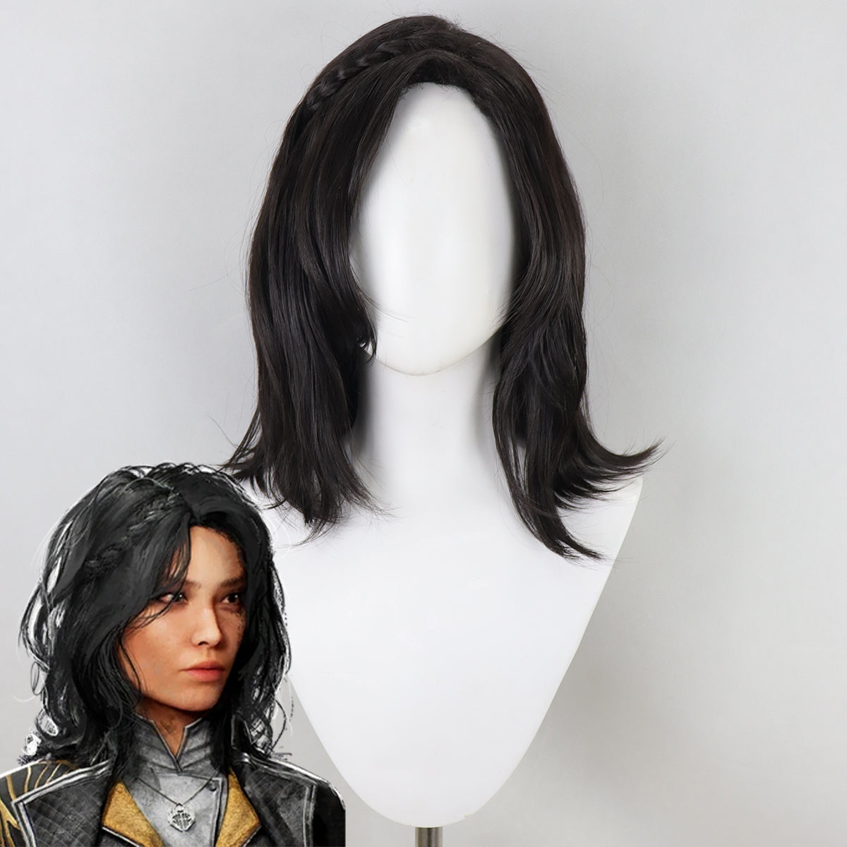 Clair Obscur: Expedition 33 Lune Black Cosplay Wig Wig - Tophatter Daily Deals