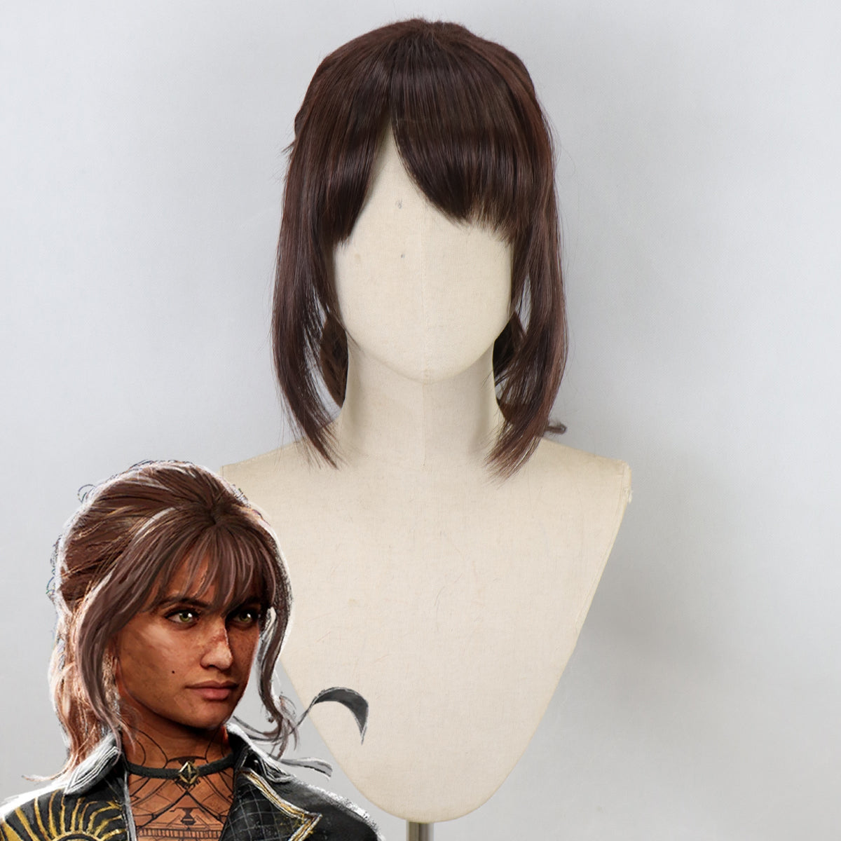 Clair Obscur: Expedition 33 Sciel Brown Cosplay Wig Wig - Tophatter Daily Deals