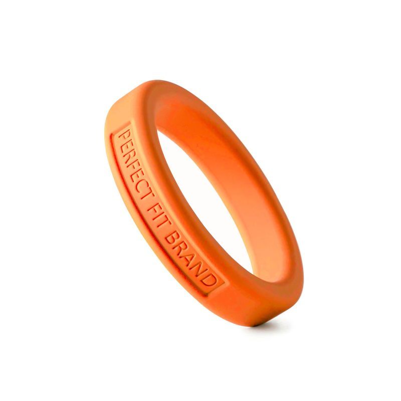 Classic Silicone Medium Stretch Penis Ring 44mm Orange > Cock Ring > Single - Tophatter Daily Deals