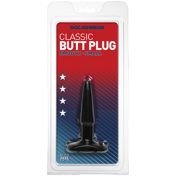 Classic Smooth Butt Plug Small Black > Anal Range > Butt Plugs - Tophatter Daily Deals