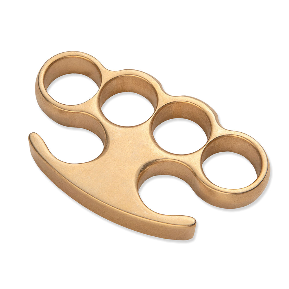 Old American Style Classic Brass Knuckles - Cakra EDC Gadgets Brass Knuckles - Tophatter Daily Deals