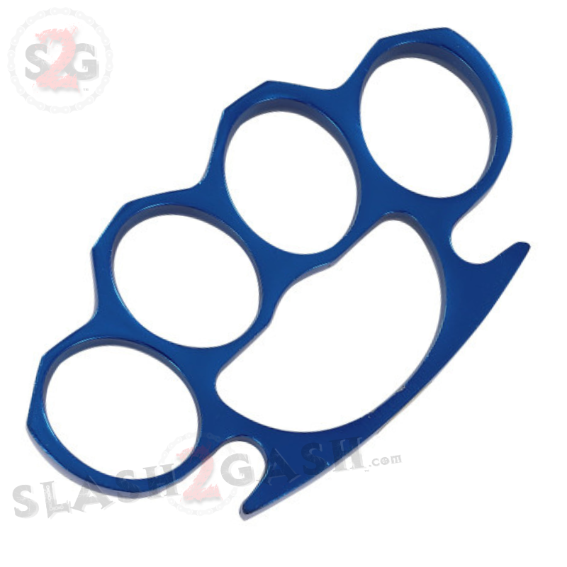 Classic Heavy Duty Belt Buckle & Paperweight - Blue Knuckles Belt Buckle - Tophatter Daily Deals