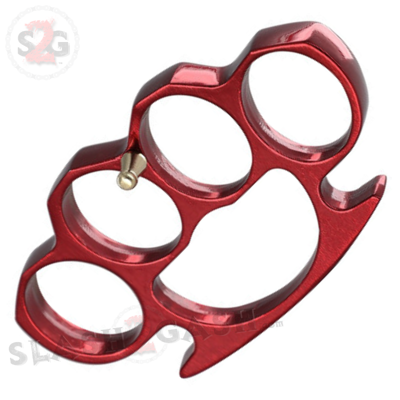 Classic Heavy Duty Belt Buckle & Paperweight - Red Knuckles Belt Buckle - Tophatter Daily Deals
