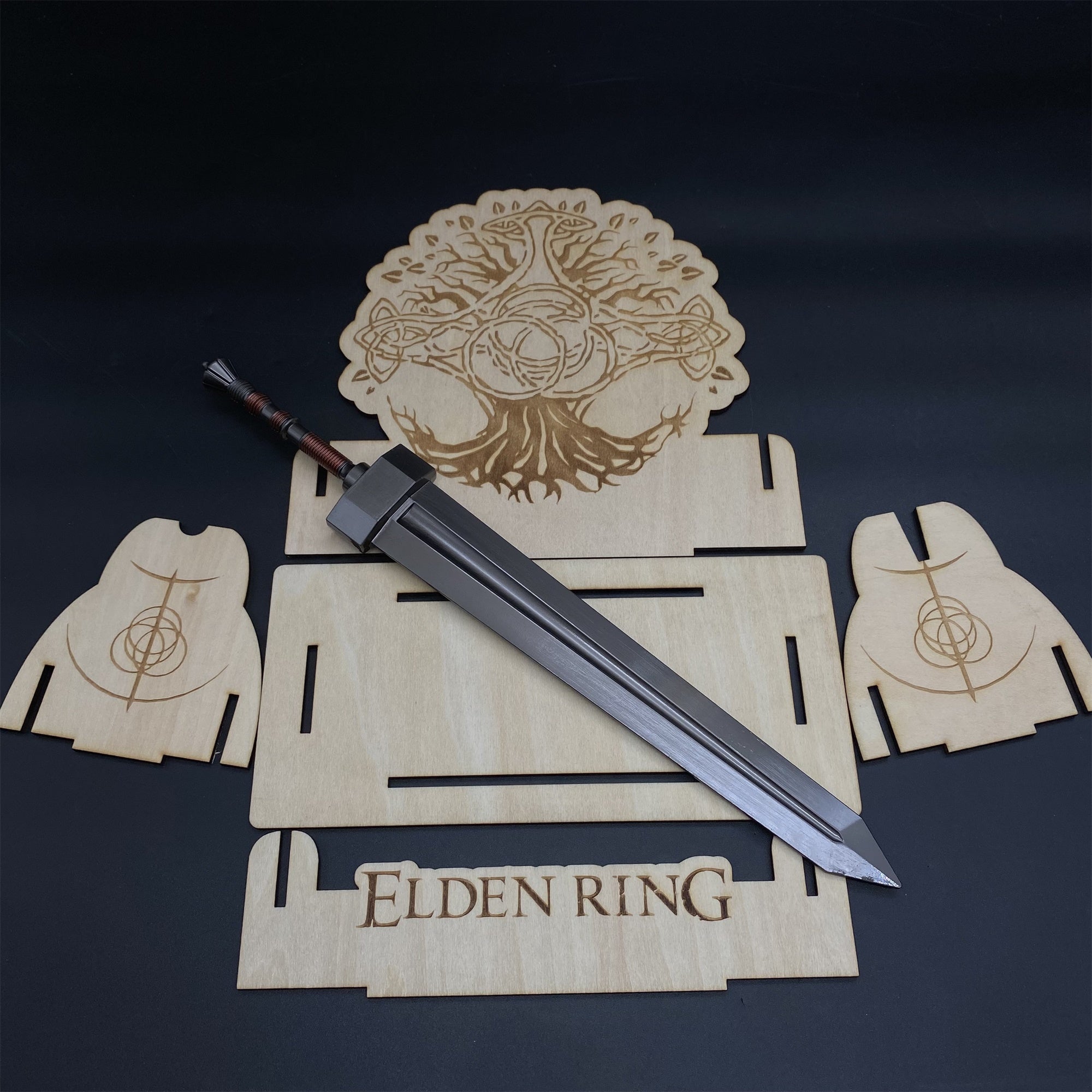 Hot Game Classical Greatsword 11.8" Metal Craft Display Art - Tophatter Daily Deals