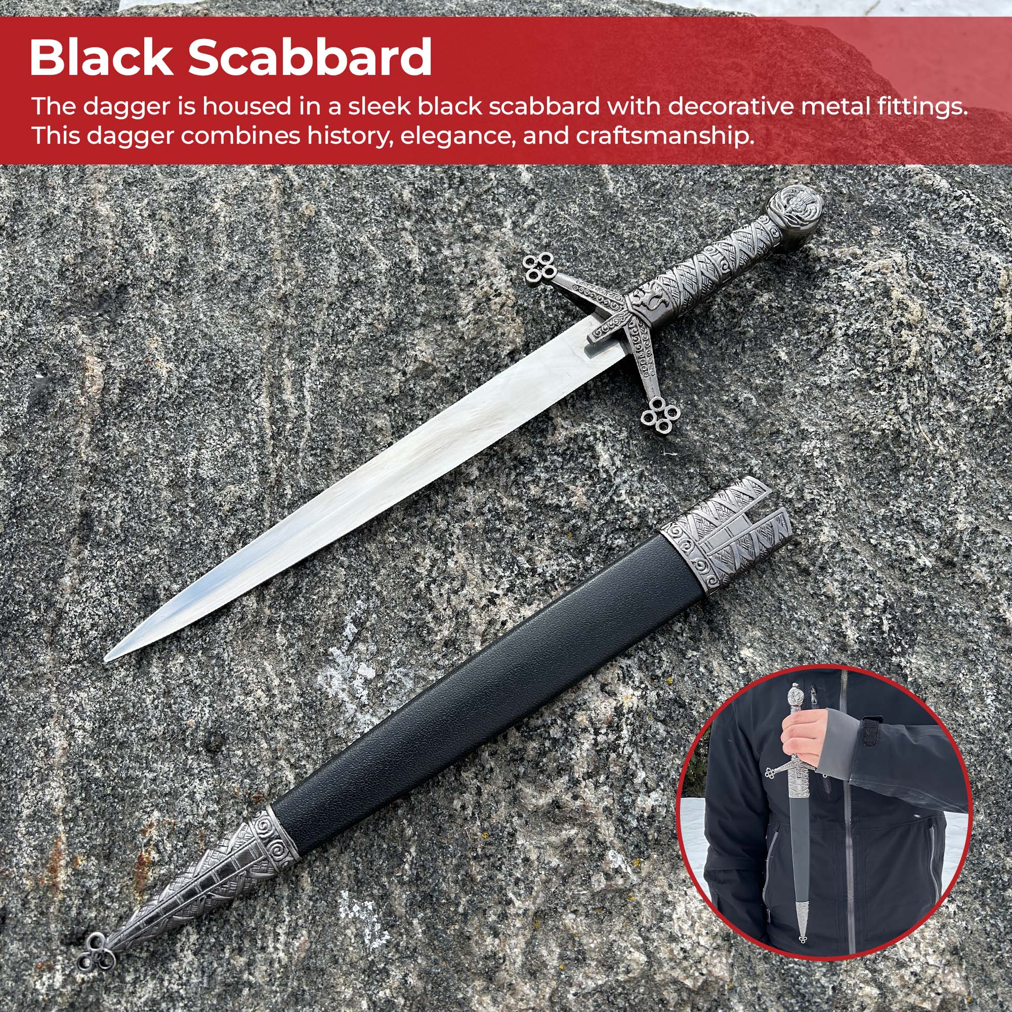 Claymore Dagger Daggers - Tophatter Daily Deals