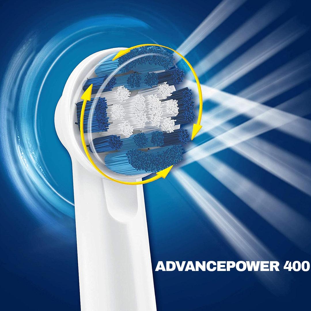 Best Oral-B Electric Toothbrush - Braun Oral-B Precision Clean Electric Toothbrush Comes With 4x pcs Brush Heads Apparel & Accessories - Tophatter Daily Deals