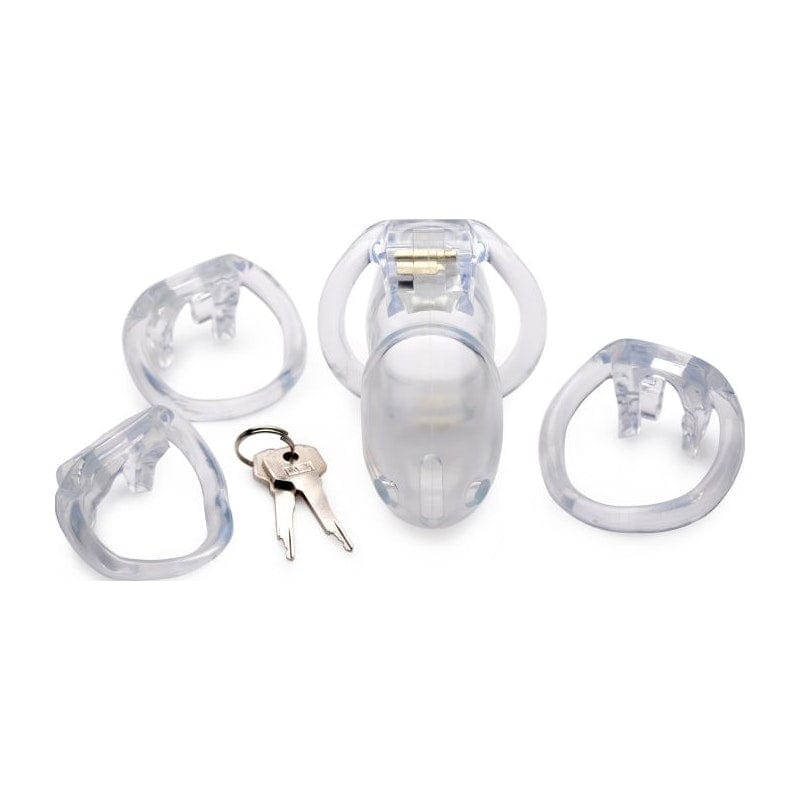 Clear Captor Chastity Cage Large > Bondage Gear > Male Chastity - Tophatter Daily Deals