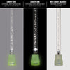 "Bubbles In Ice" - Exquisite Bubblé Elegance: A Translucent Crystal Shaft With Captivating Bubbles Clear Lucite Walking Canes - Tophatter Daily Deals