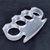 2024 New Clear Plastic Brass Knuckles Brass Knuckles - Tophatter Daily Deals