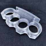 2024 New Clear Plastic Brass Knuckles Brass Knuckles - Tophatter Daily Deals