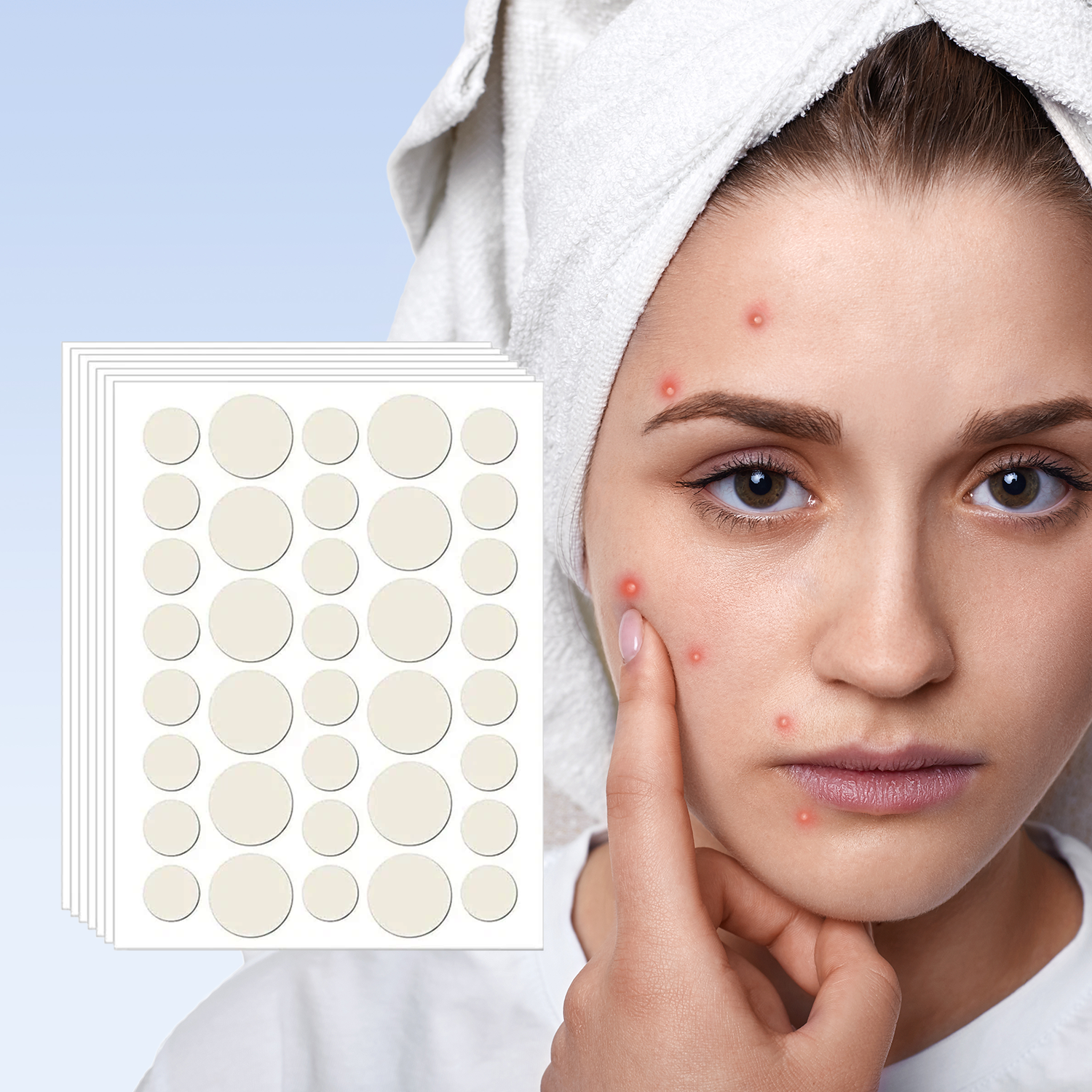 Clear Pimple Patch - 36pcs Sheet Acne Patch Tag Hydrocolloid Pimple Spot Acne Healing Dots 108 pcs Personal Care - Tophatter Daily Deals