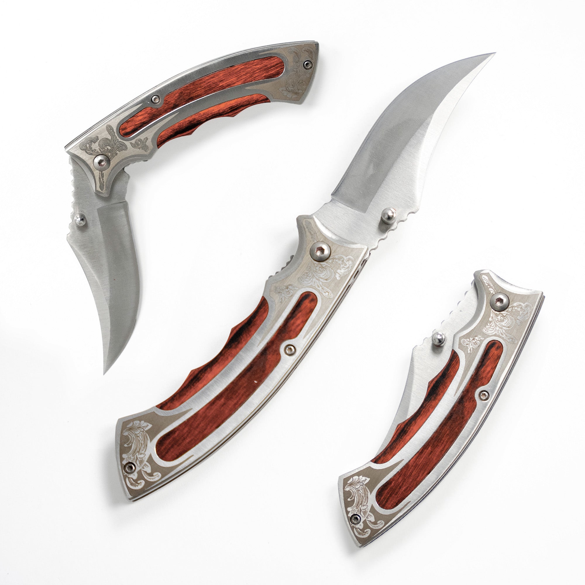 Fire and Steel - Clip Point Folding Knife Fire and Steel Exclusive - Tophatter Daily Deals