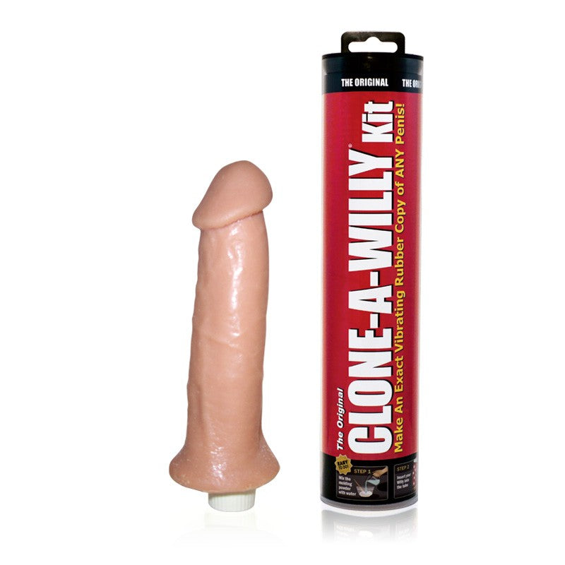 Clone-A-Willy Vibrating Kit Light Skin Tone Novelties - Tophatter Daily Deals