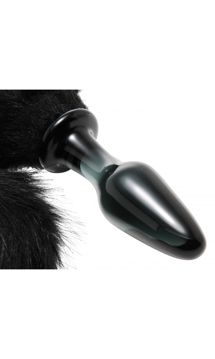 Midnight Glass Fox Tail Plug Sex Toys - Tophatter Daily Deals