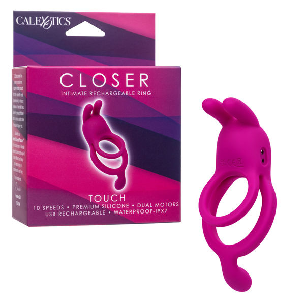 Closer Intimate Vibrating Ring with Bunny Ears Pink > Cock Ring > Vibrating - Tophatter Daily Deals
