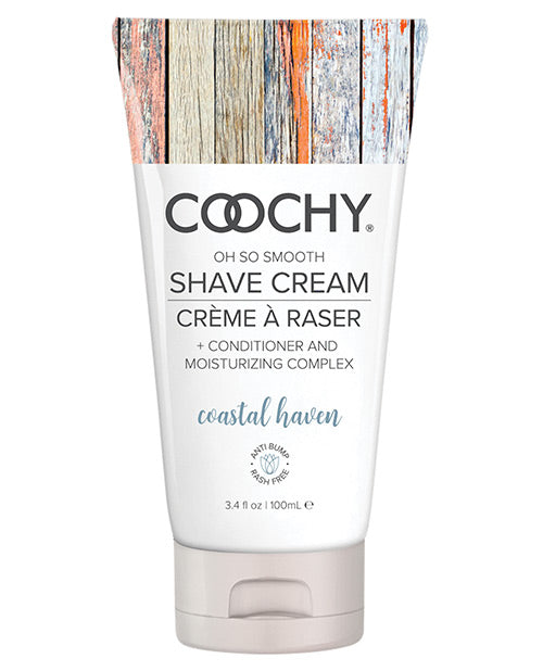 COOCHY Shave Cream 3.4 oz Coastal Haven Shave Cream - Tophatter Daily Deals