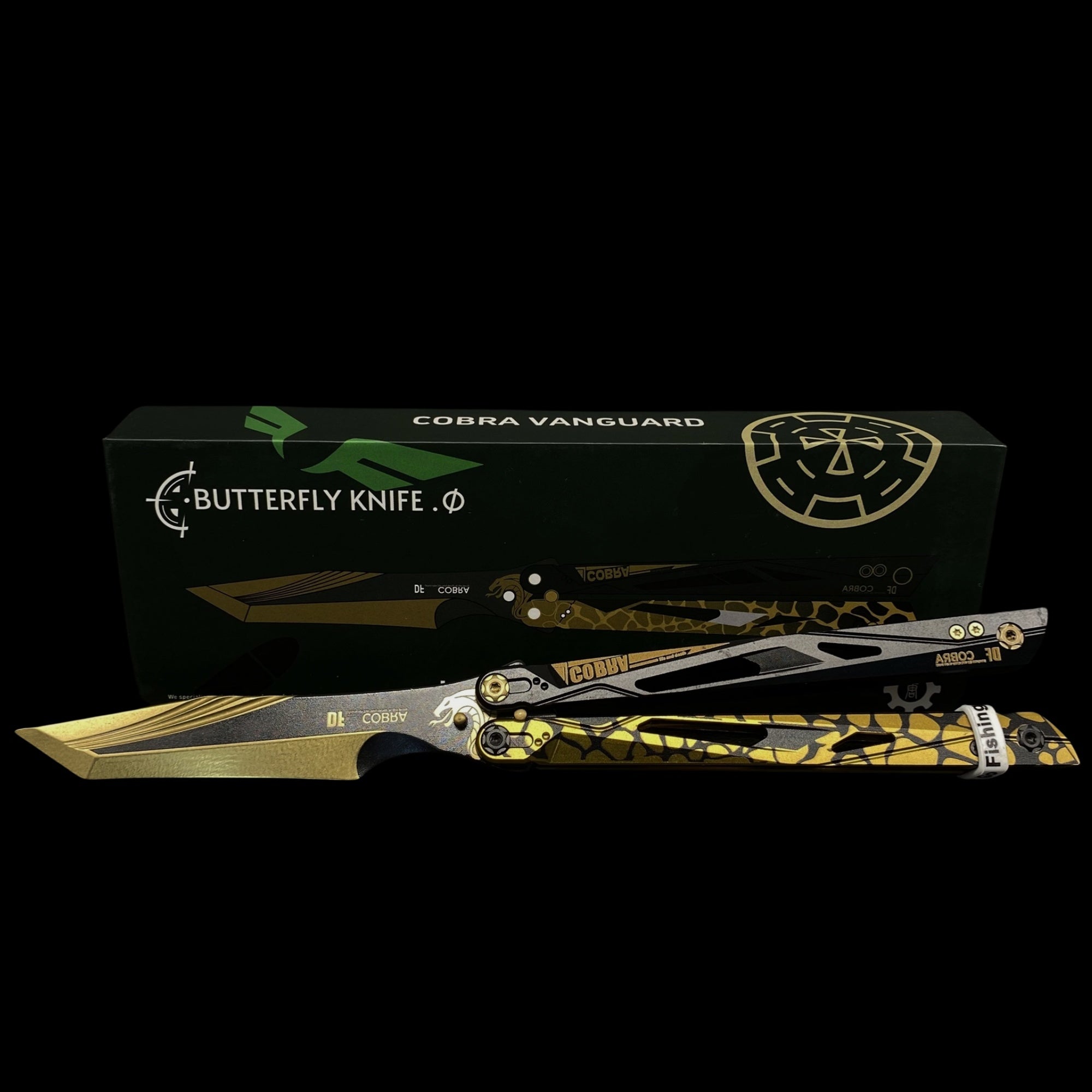 IRL Cobra Vanguard High-End CNC Balisong Trainer Butterfly Knife Trainer - Tophatter Daily Deals