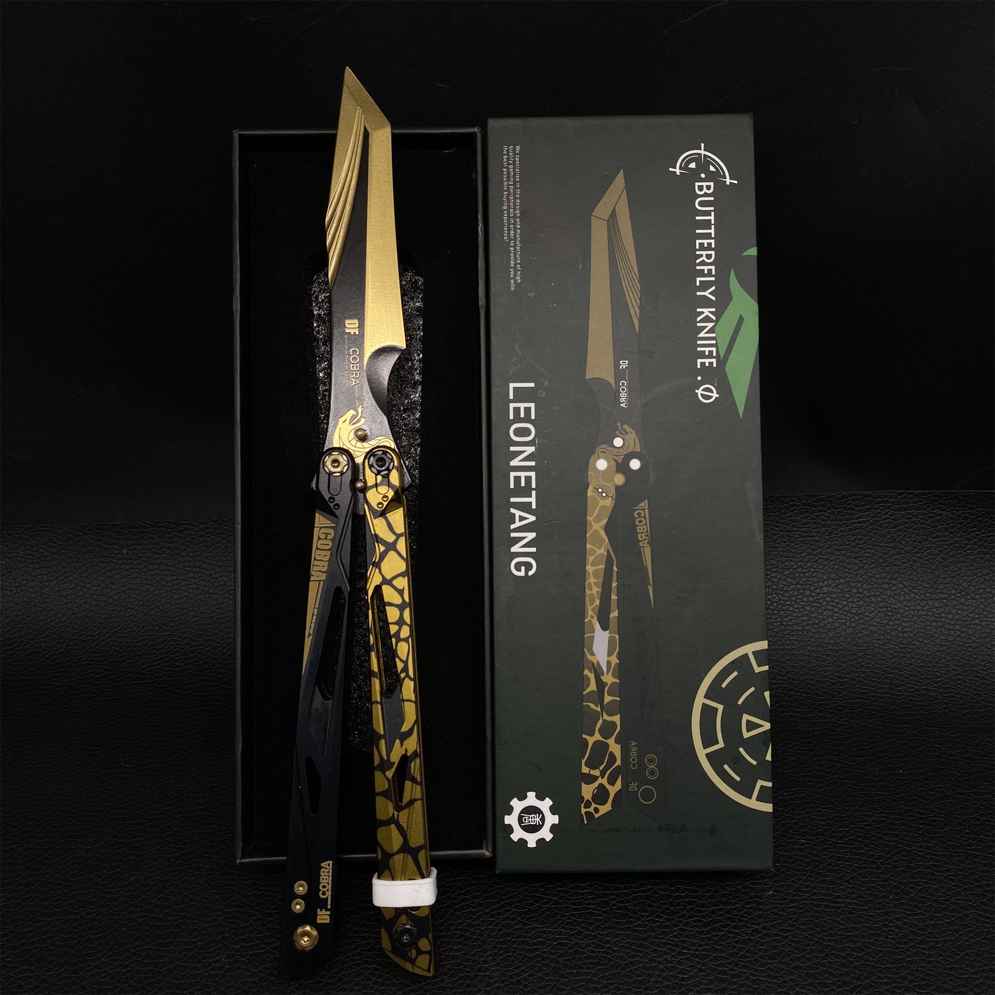 IRL Cobra Vanguard High-End CNC Balisong Trainer Butterfly Knife Trainer - Tophatter Daily Deals