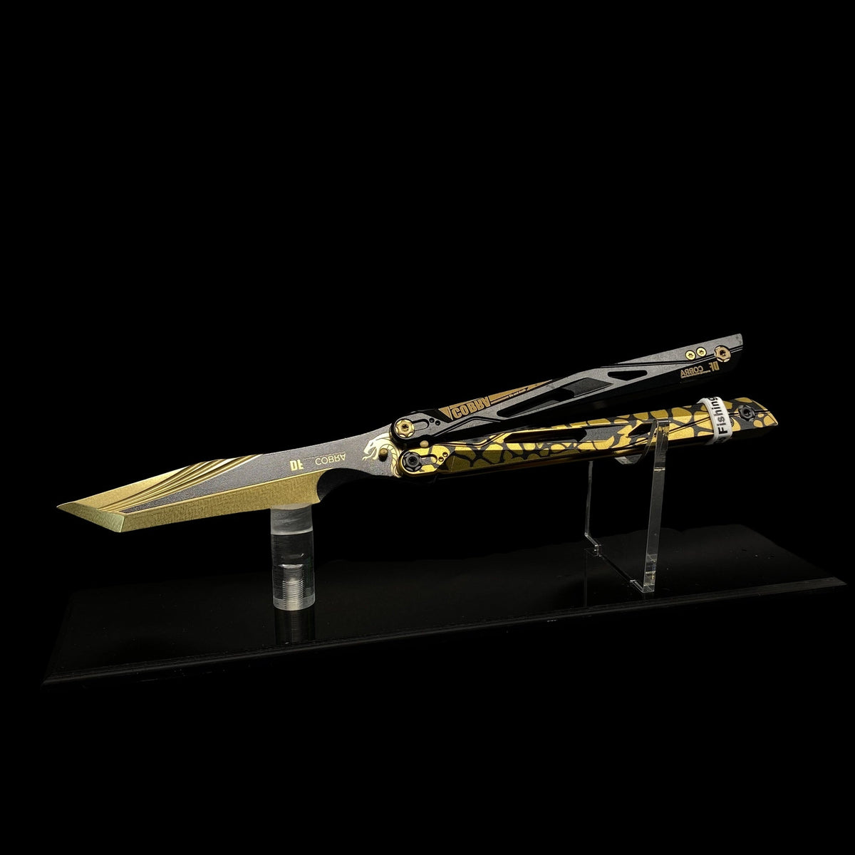 IRL Cobra Vanguard High-End CNC Balisong Trainer Butterfly Knife Trainer - Tophatter Daily Deals