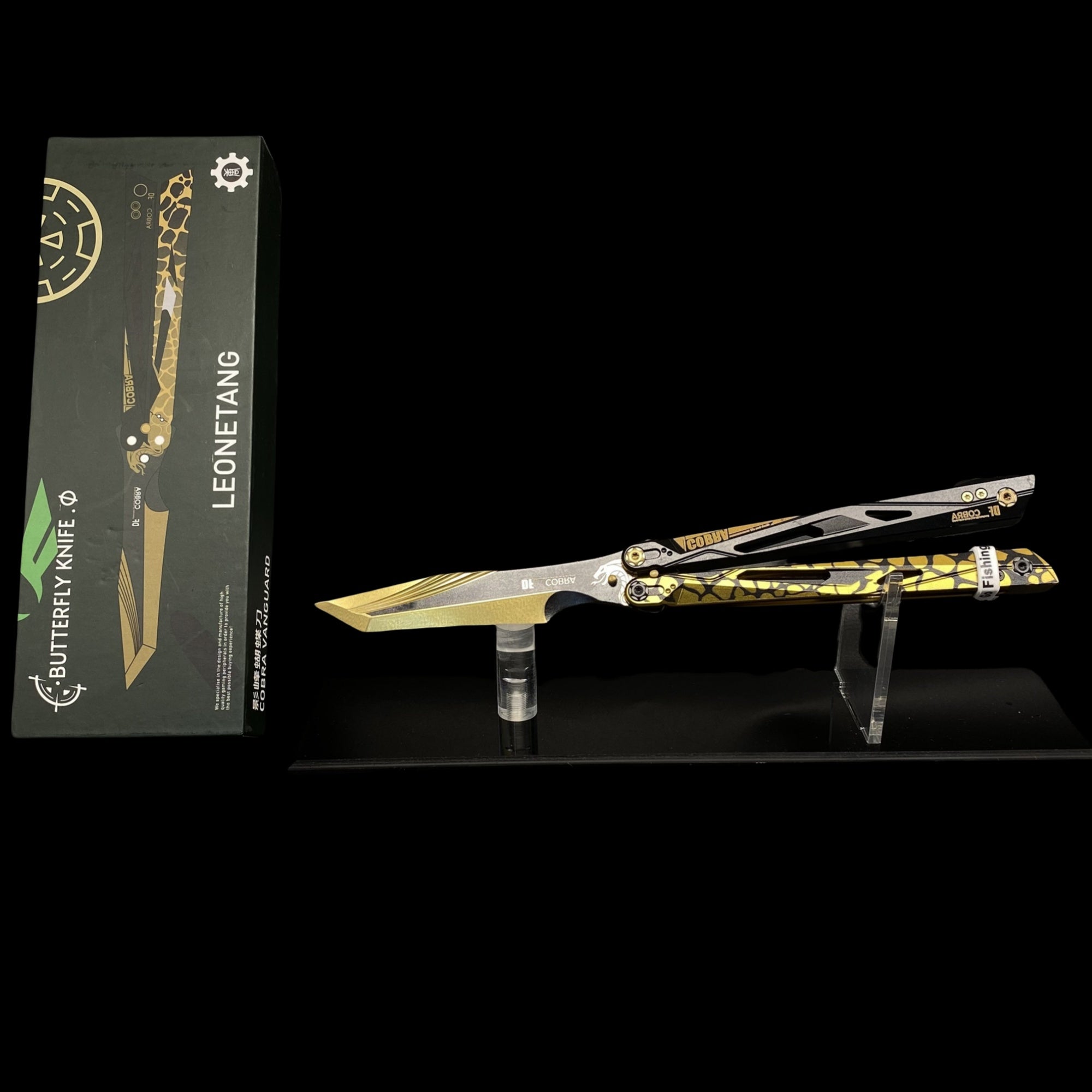 IRL Cobra Vanguard High-End CNC Balisong Trainer Butterfly Knife Trainer - Tophatter Daily Deals