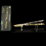 IRL Cobra Vanguard High-End CNC Balisong Trainer Butterfly Knife Trainer - Tophatter Daily Deals