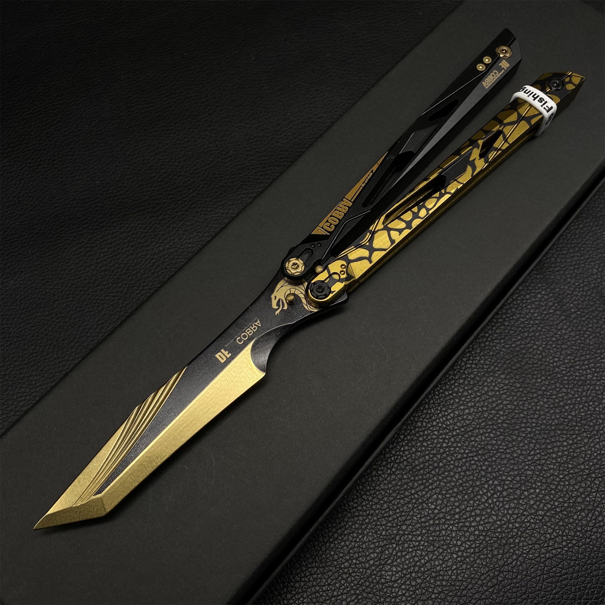 IRL Cobra Vanguard High-End CNC Balisong Trainer Butterfly Knife Trainer - Tophatter Daily Deals