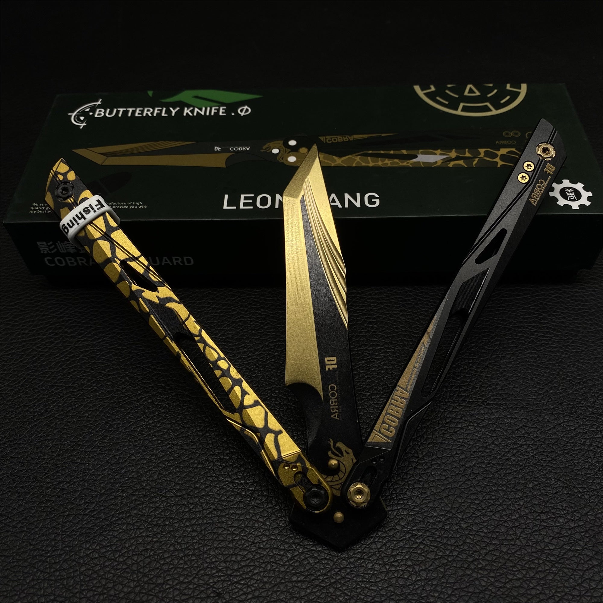 IRL Cobra Vanguard High-End CNC Balisong Trainer Butterfly Knife Trainer - Tophatter Daily Deals