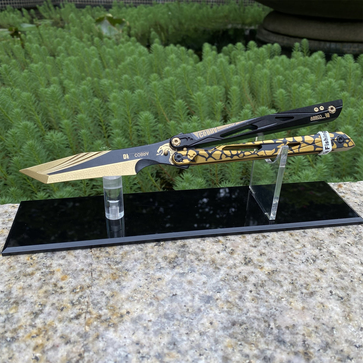 IRL Cobra Vanguard High-End CNC Balisong Trainer Butterfly Knife Trainer - Tophatter Daily Deals