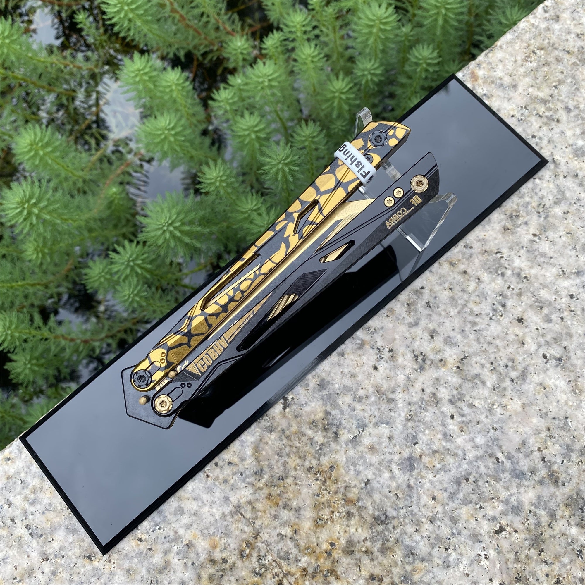 IRL Cobra Vanguard High-End CNC Balisong Trainer Butterfly Knife Trainer - Tophatter Daily Deals