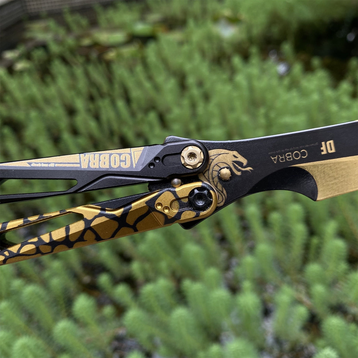 IRL Cobra Vanguard High-End CNC Balisong Trainer Butterfly Knife Trainer - Tophatter Daily Deals