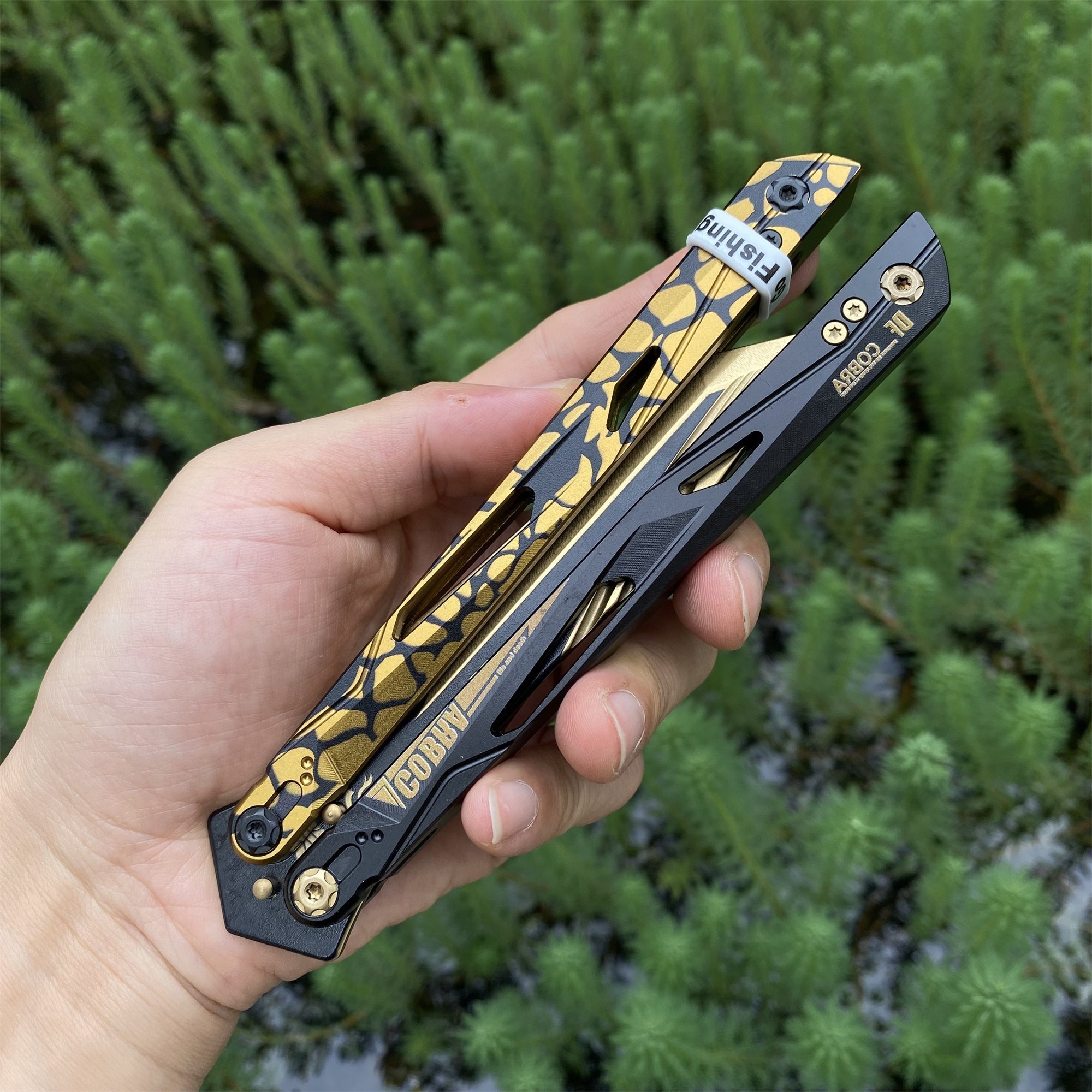IRL Cobra Vanguard High-End CNC Balisong Trainer Butterfly Knife Trainer - Tophatter Daily Deals