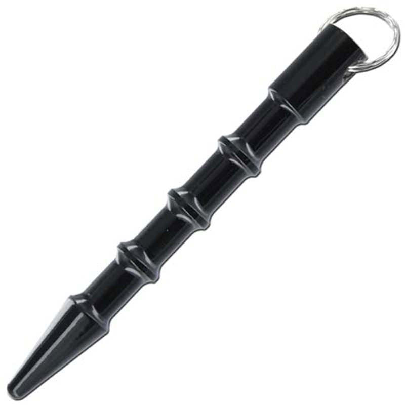 Cobra Koga Keychain Self Defense Black Kubaton Pointed Tip - TOPHATTER'S ARMORY DEALS Collectible Weapons - Tophatter Daily Deals