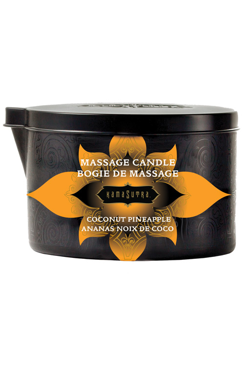 Kama Sutra Ignite Massage Candle Coconut Pineapple Massage Candles - Tophatter Daily Deals