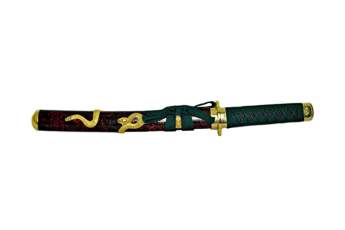 Coiled Snake Display Tanto 11.5" Tanto - Tophatter Daily Deals