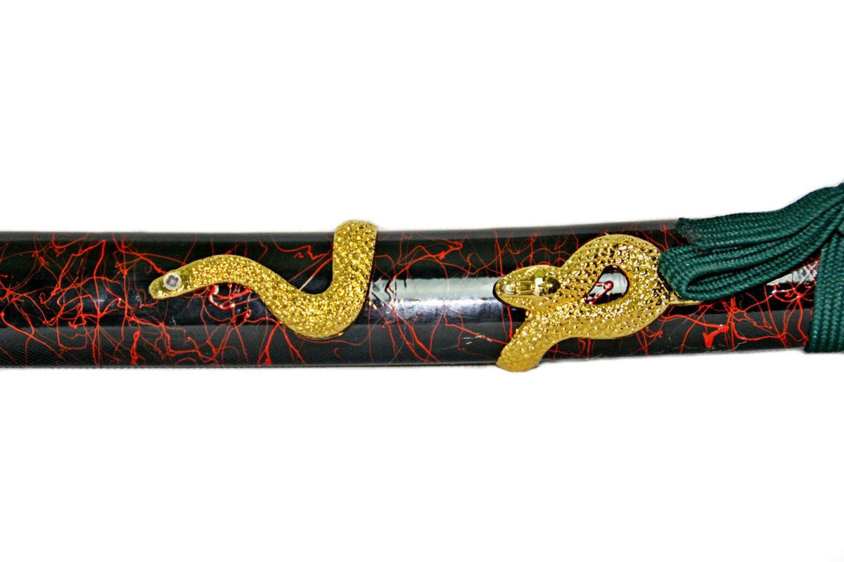 Coiled Snake Display Tanto 11.5" Tanto - Tophatter Daily Deals