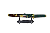 Coiled Snake Display Tanto 11.5" Tanto - Tophatter Daily Deals