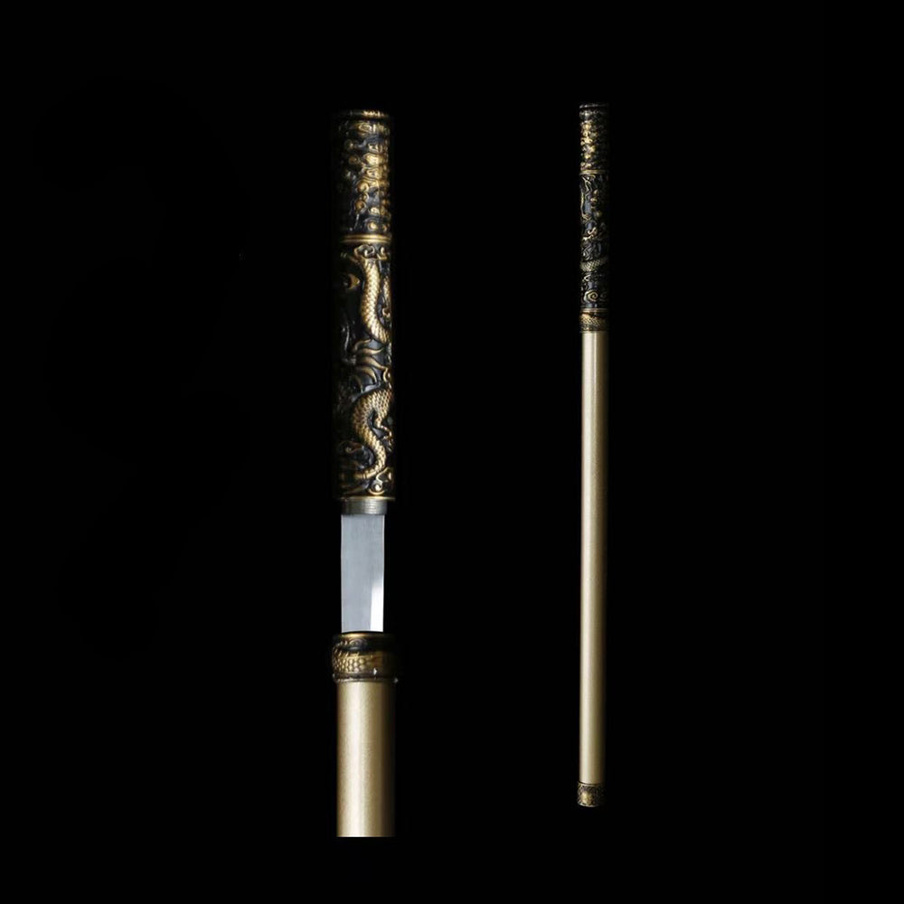 Coiled Dragon Cane Knife - Tophatter Daily Deals