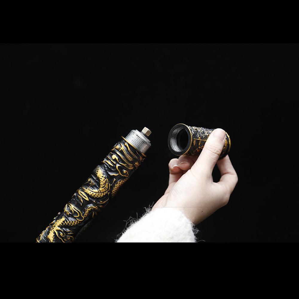 Coiled Dragon Cane Knife - Tophatter Daily Deals