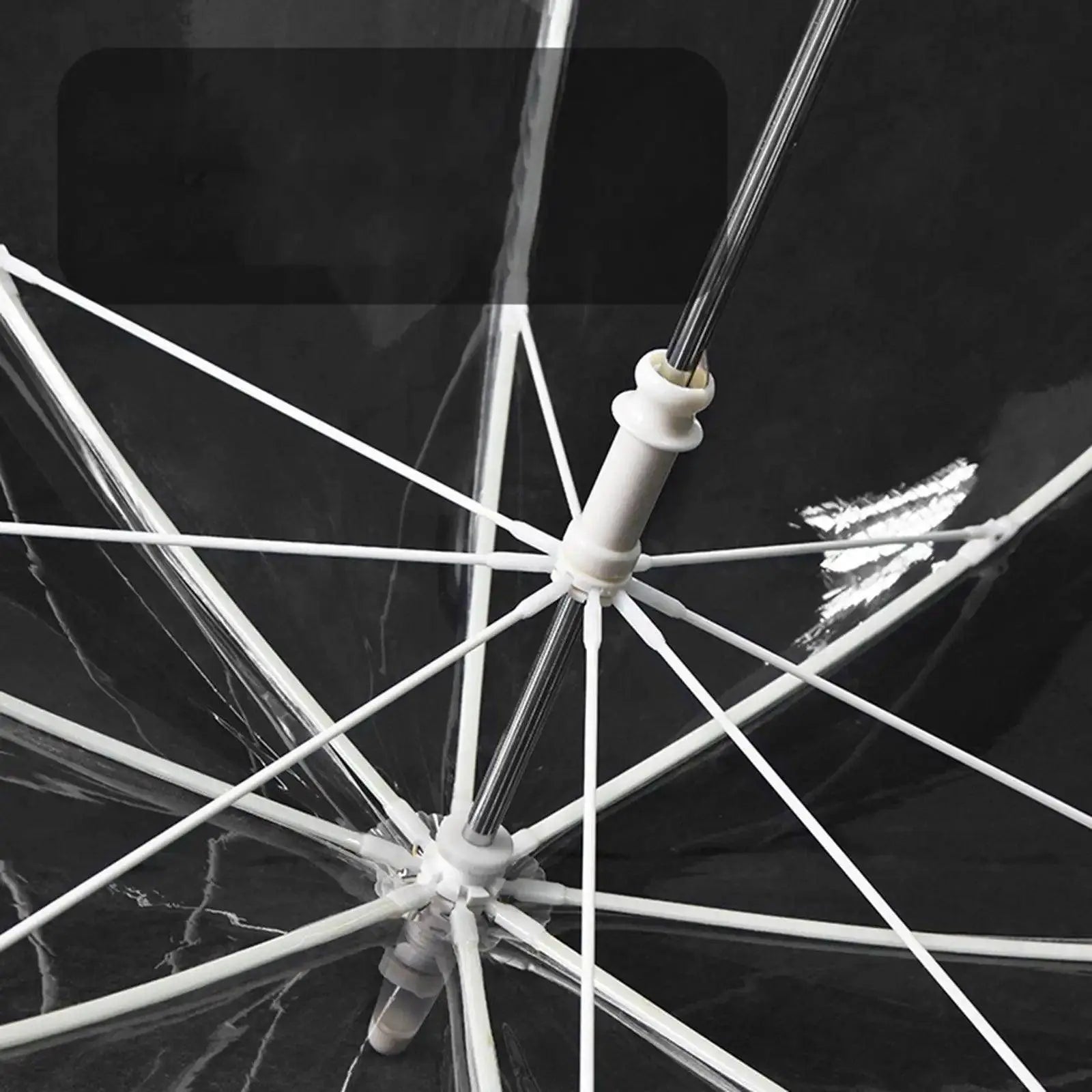 Colorful Led Light Umbrella With Flashlight Creative Long Handle Transparent Straight Handle Flashlight Umbrella Romantic Gift - Tophatter Daily Deals